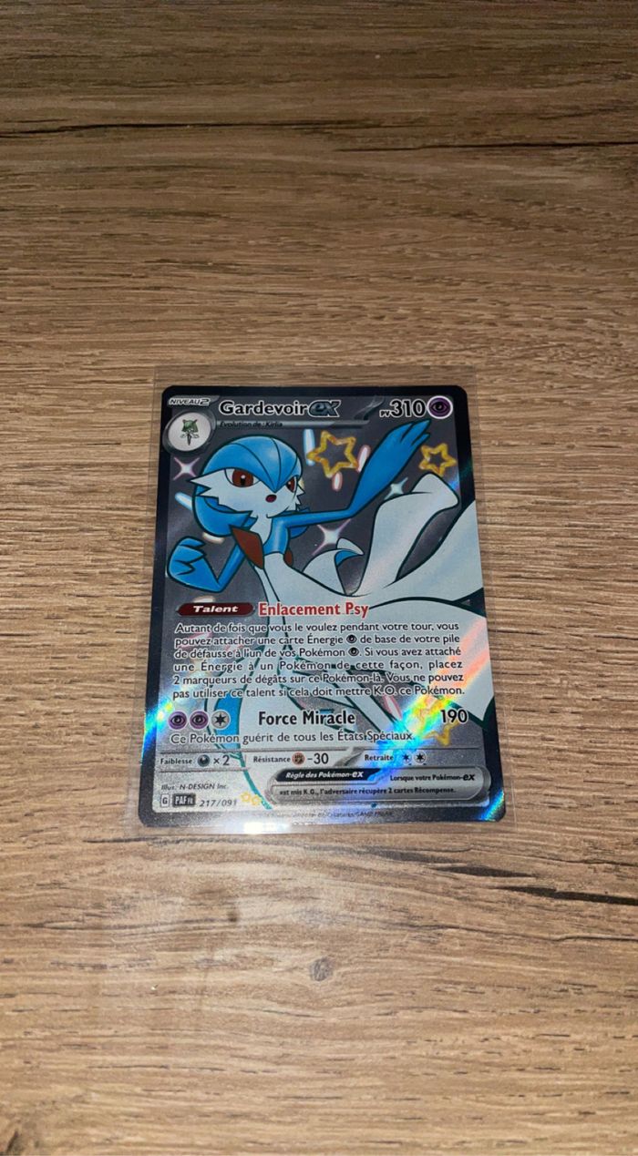Gardevoir ex shiny 217/091 - photo numéro 3