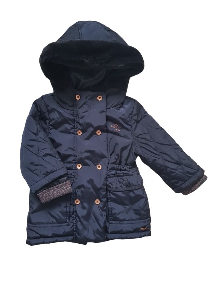 Noppies Kids - Manteau / parka avec capuche - Bleu marine (18 mois)