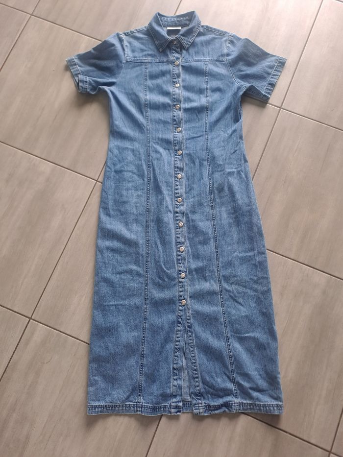Robe en jean bleu Canda Taille 42 - photo numéro 1
