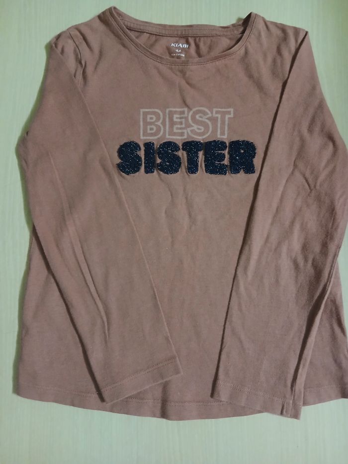 Pull fille en coton taille 6 ans marque kiabi couleur rose fonce tres bonne etat - photo numéro 4