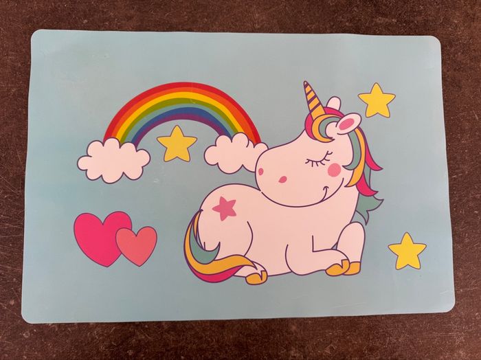 Lot de deux sets de table licorne - photo numéro 3