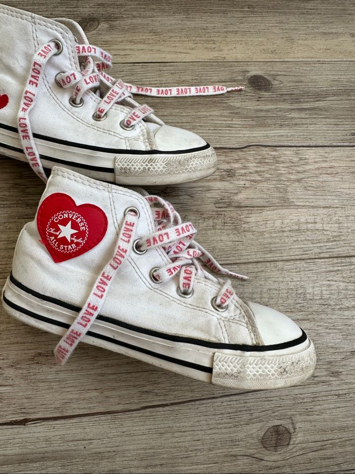 Converse all star cœur taille 24 - photo numéro 3