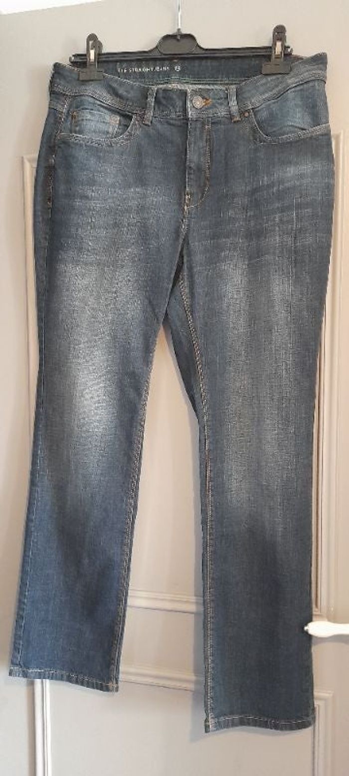 Pantalon en jean bleu taille 44