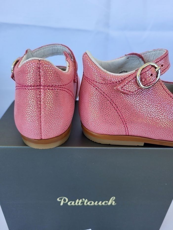 Chaussures charles IX fille en cuir rose Point 22 Made in France 🇨🇵 - photo numéro 5
