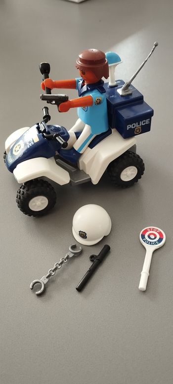 Policier quad playmobil 3655