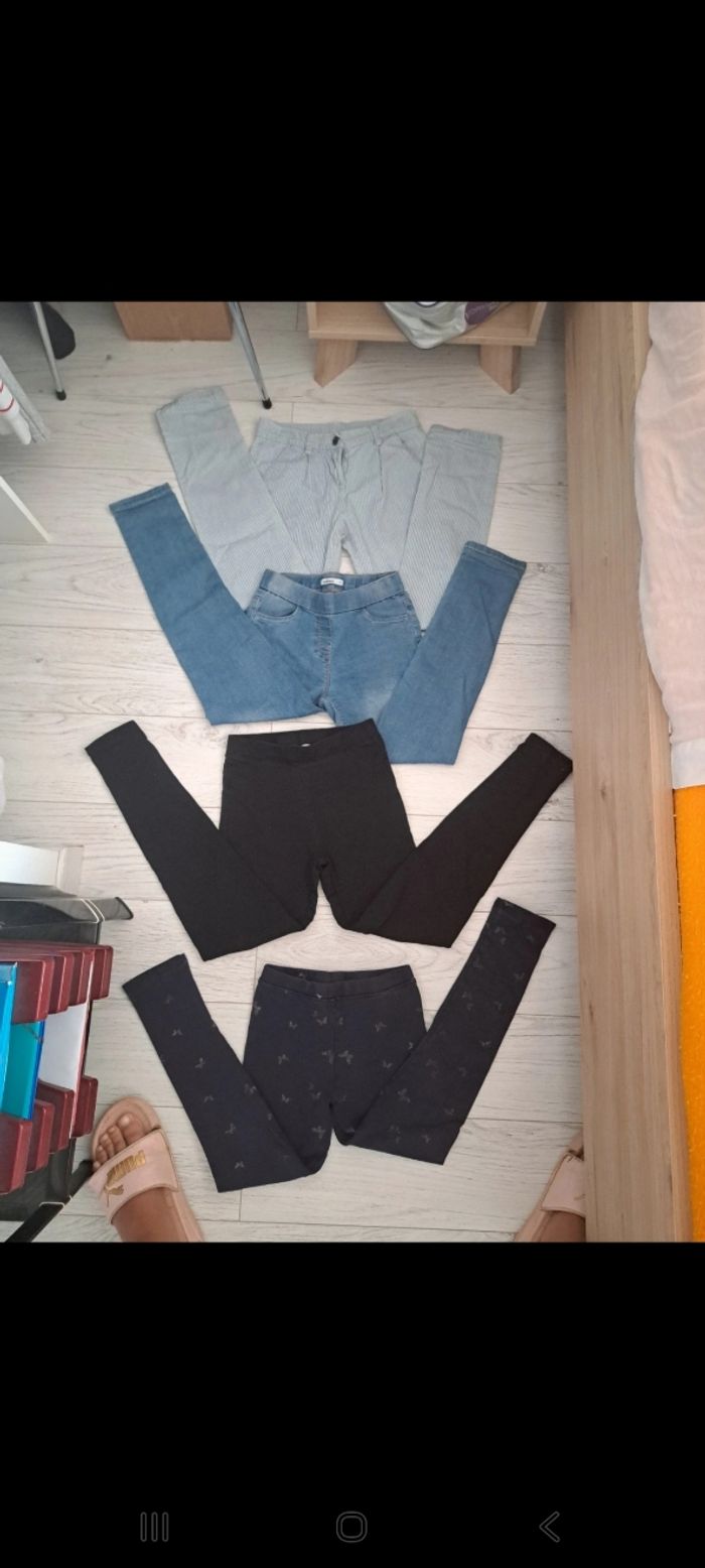 Lot 4 pantalons