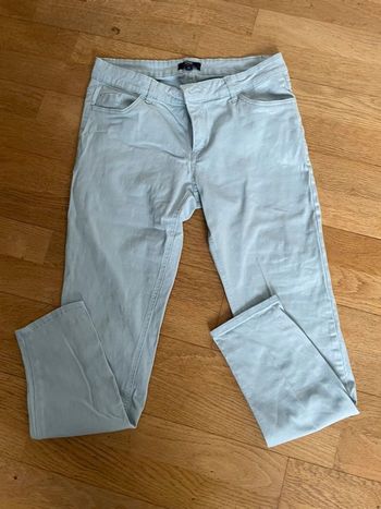 Pantalon slim bleu taille 40