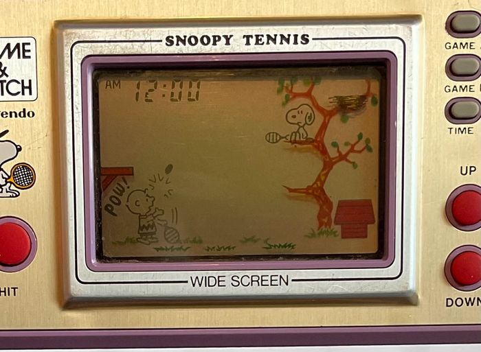 Console jeu Nintendo Game and Watch Snoopy Tennis vintage - photo numéro 7