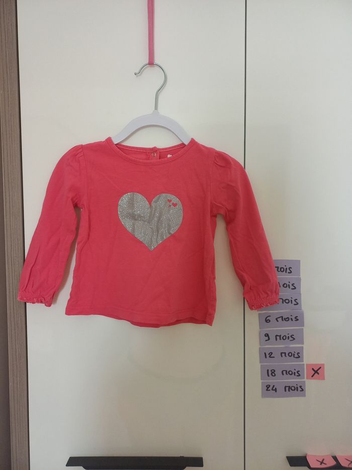 Tee-shirt LM tape à l'œil 18 mois