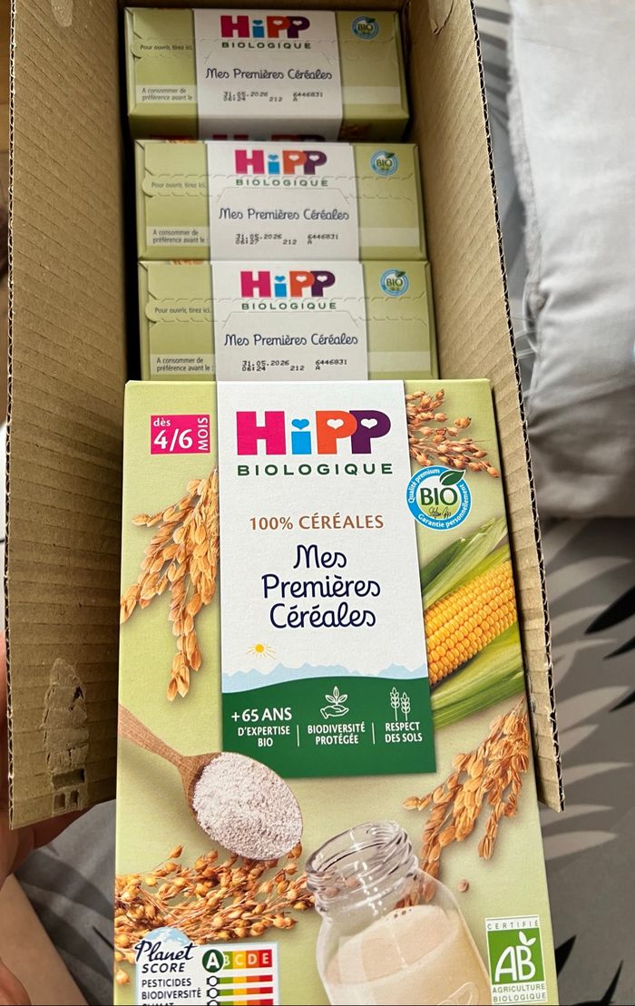 Hipp mes premières céréales  4/6 mois