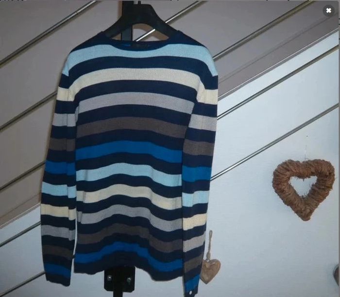 🤩 Pull mixte chic état NEUF little Marcel tip top taille S marinière - photo numéro 4