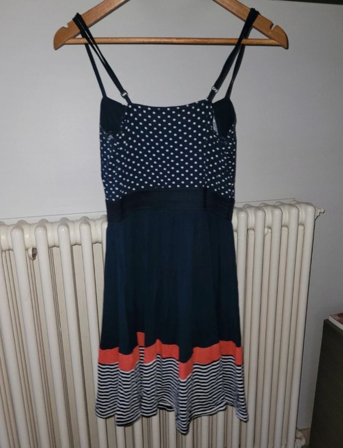 Robe à bretelles bleue marine - photo numéro 2