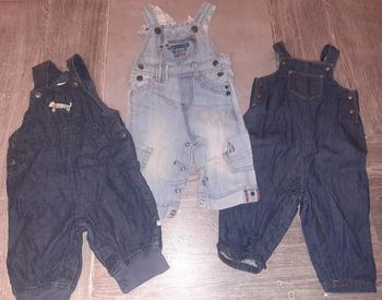 Lot salopette 6 mois