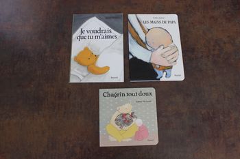 Lot de 3 livres école des Loisirs 0-4 ans