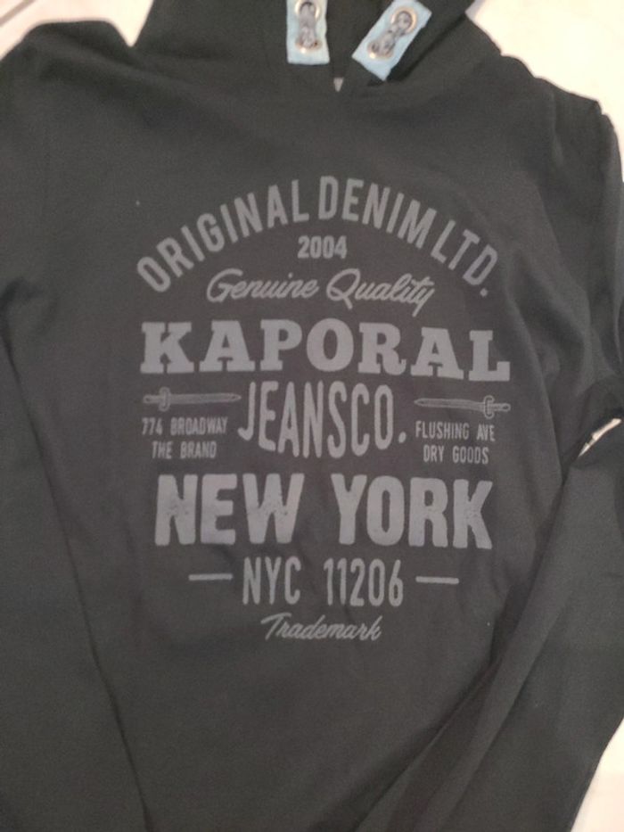 Tee-shirt à capuche Kaporal /14 ans - photo numéro 2