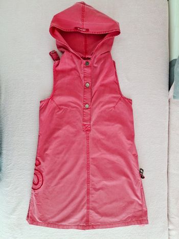 Robe d'été sans manches avec capuche IKKS 6 ans rouge