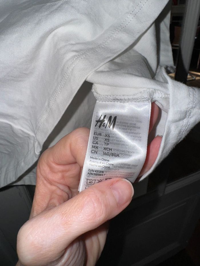 T-shirt Thierry mugler pour H&M Taille Xs - photo numéro 5