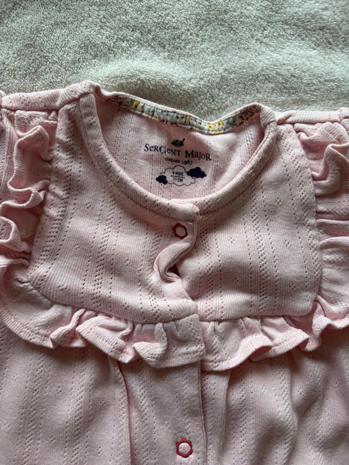 Pyjamas sergent major rose 9 mois - photo numéro 2