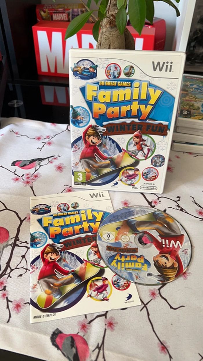 Jeu de wii family party winter fun