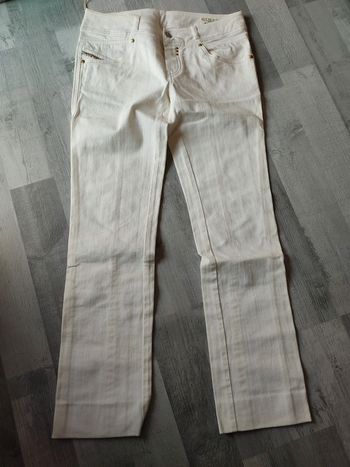 Jean blanc diesel