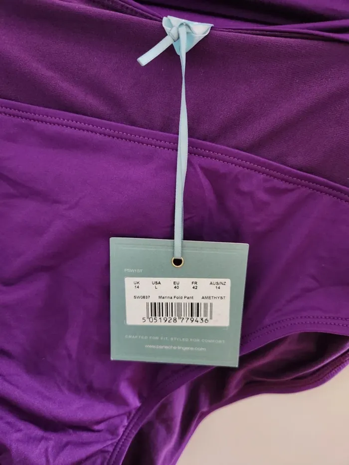 Tankini violet Panache Swim Taille 40 90E - Neuf avec étiquette - photo numéro 7