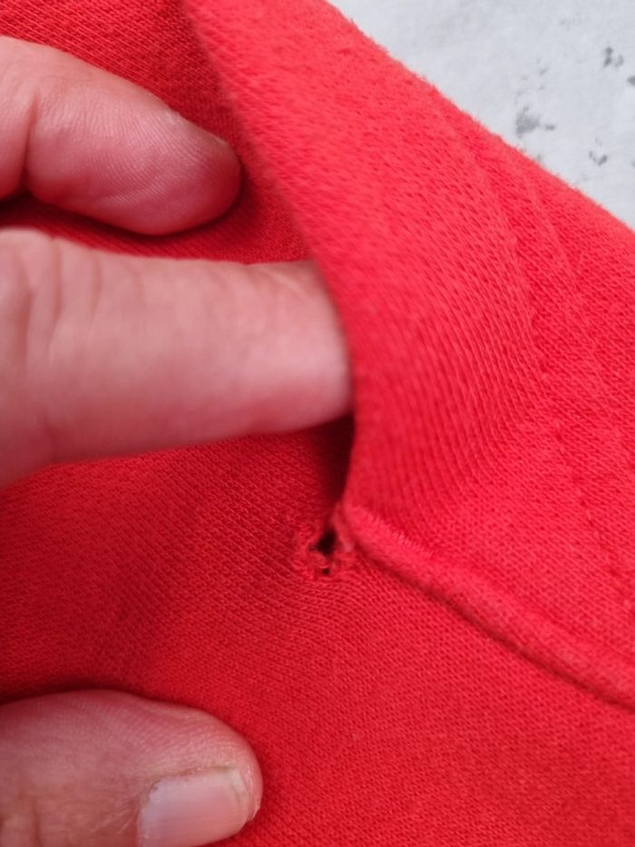 Pull à capuche Nike rouge – Taille S Hommes - photo numéro 7