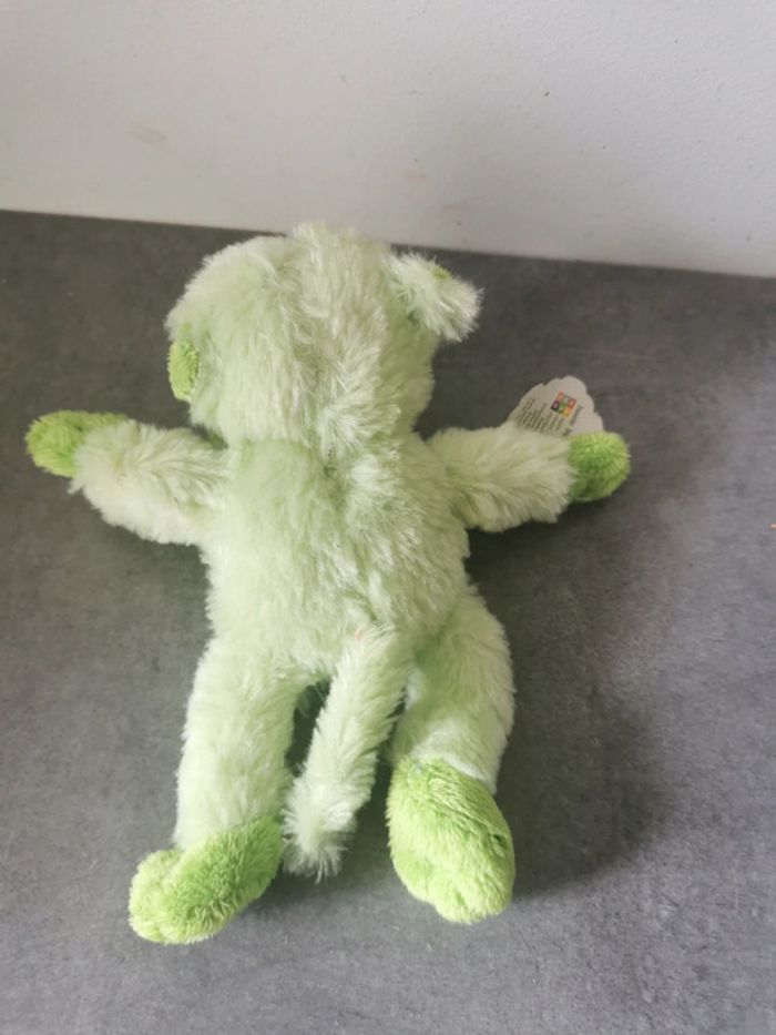 Peluche doudou singe vert - photo numéro 3
