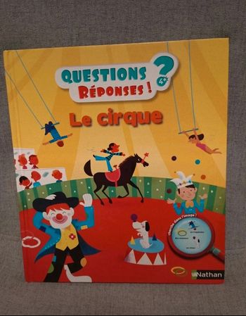 Livre questions réponses le cirque