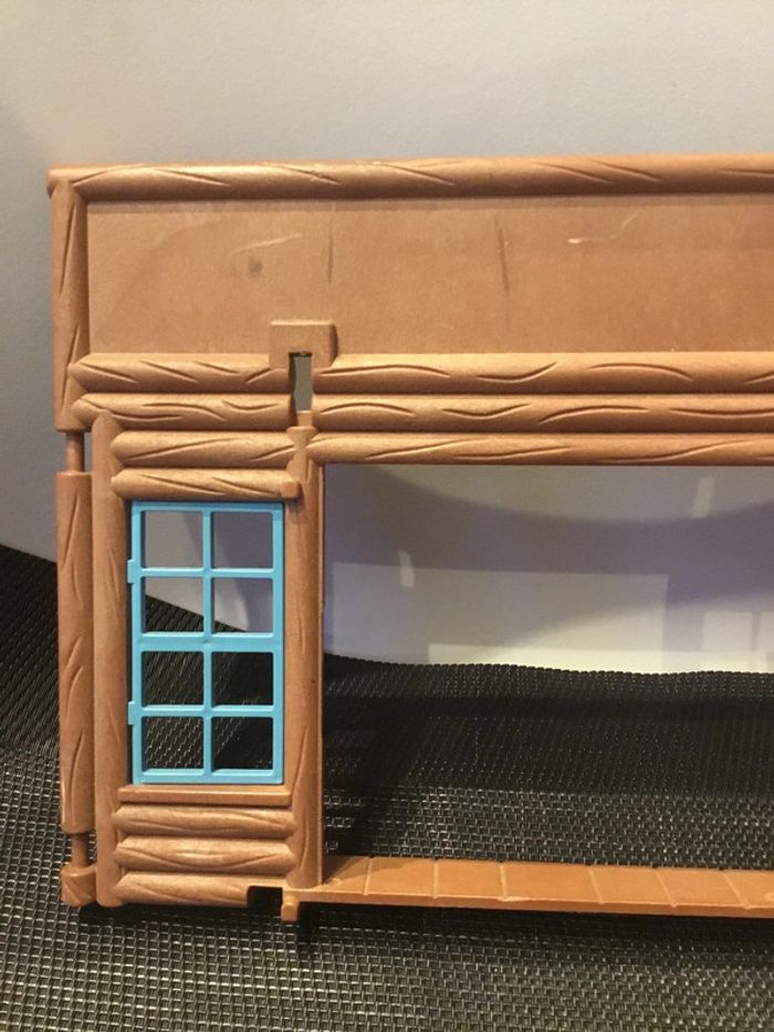 Playmobil façade quartier général fort Bravo pièces détachées western - photo numéro 4