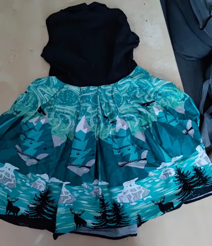 Charmante robe bleutée - photo numéro 4