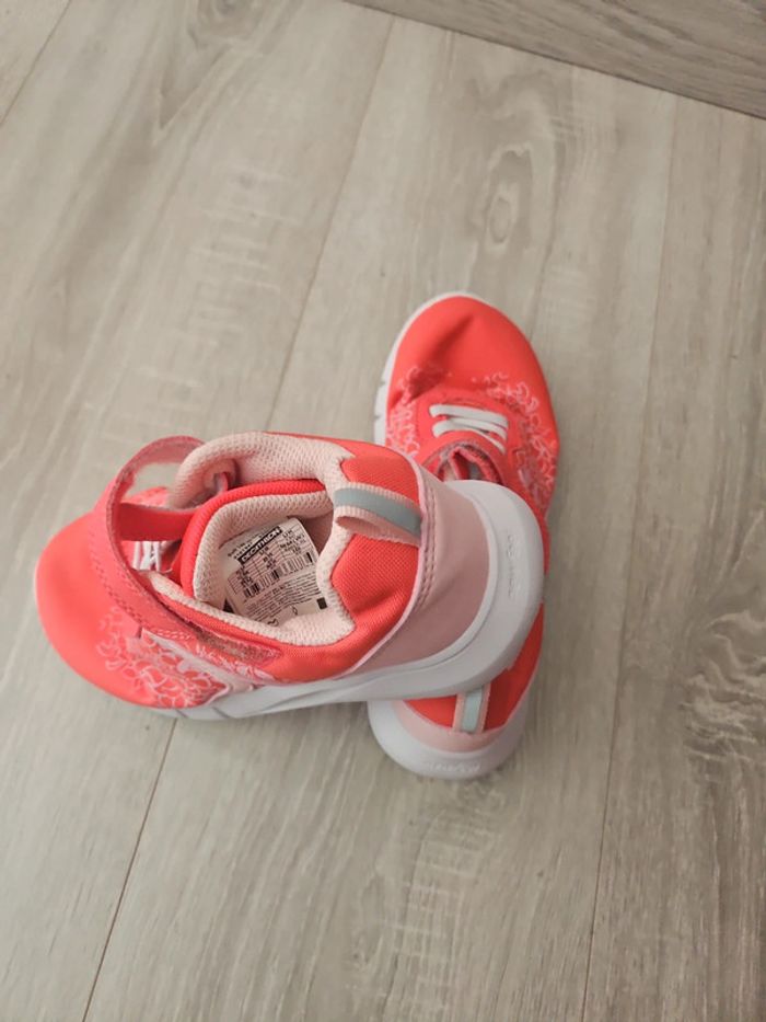 Chaussures enfant à scratch légères - soft 140 - photo numéro 4