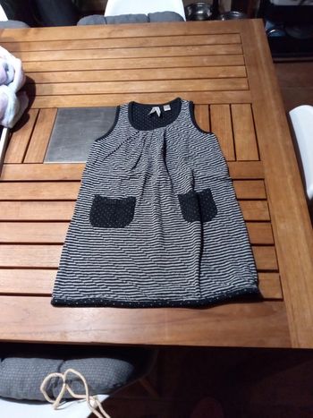 Robe débardeur rayée T 6 ans 116 cm