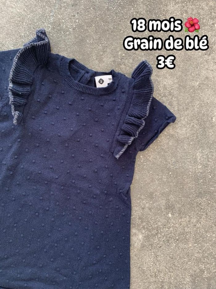 Robe pull 🌺 18 mois 🌺 Grain de blé