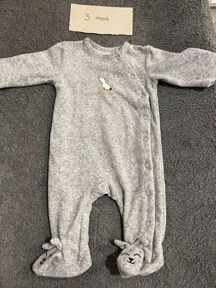 Pyjama mixte 3 mois