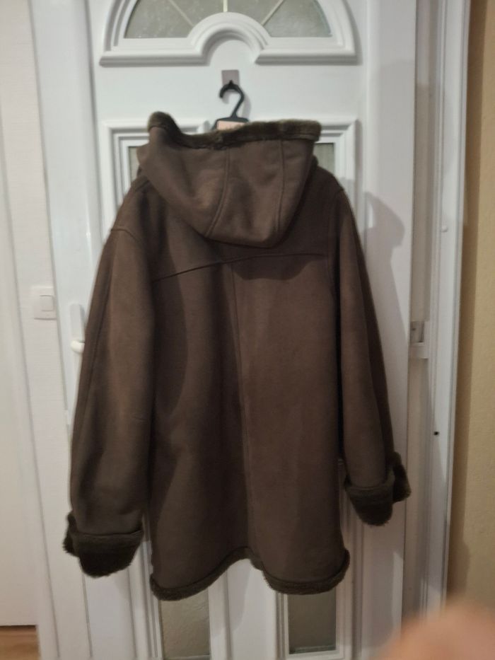 Manteau marron  fourré