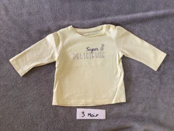 T-shirt ml jaune