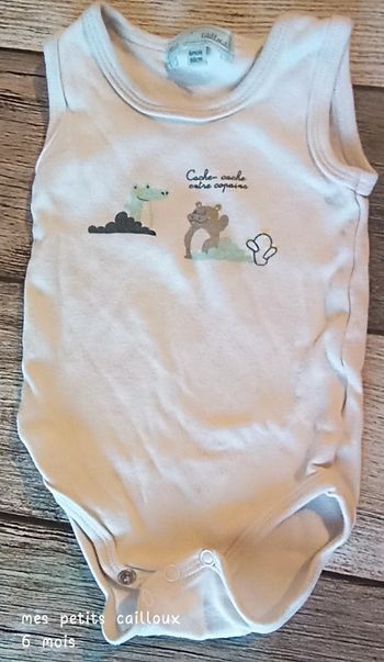 Body Mes petits cailloux 6 mois