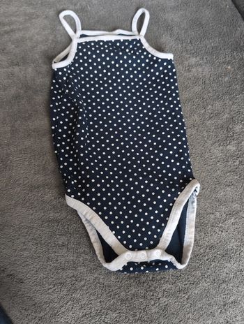 Bodies bretelle 12 mois