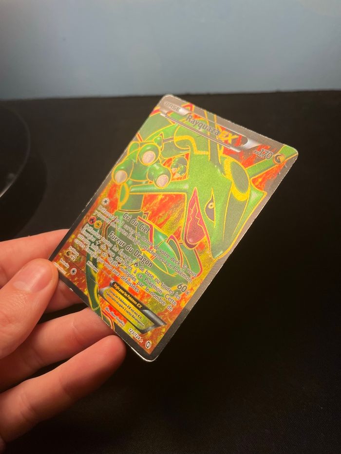 Rayquaza 123/124 Ex Dragons Exaltés Noir et Blanc Full art FR - photo numéro 6