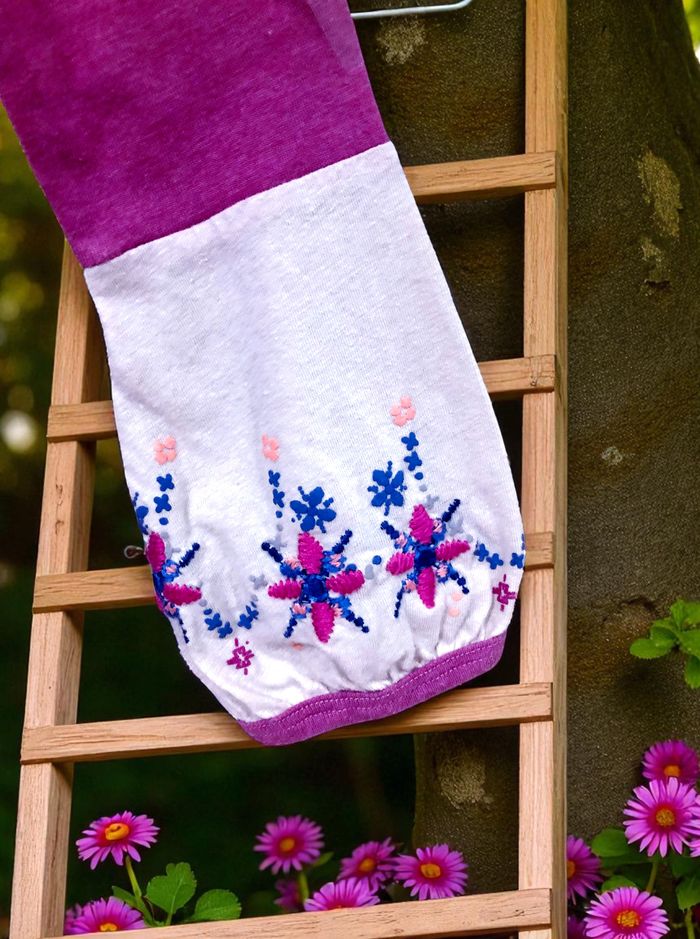 CHIPIE - ROBE FILLE BRODERIES FLEURS DÉTAILS VOLANTS & BRODERIE ANGLAISE 6A - photo numéro 4