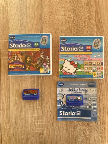 Lot jeux storio 2
