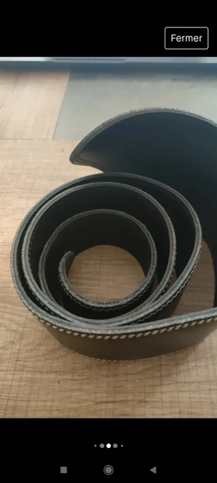 Ceinture en cuir femme - photo numéro 2