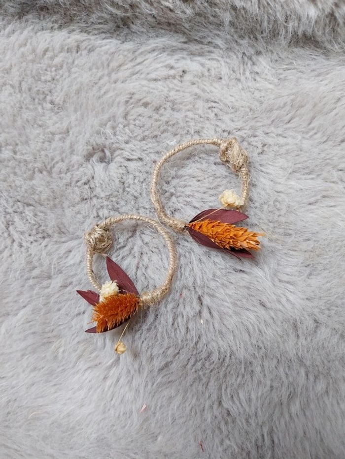 Boucles d'oreilles terracotta - photo numéro 3