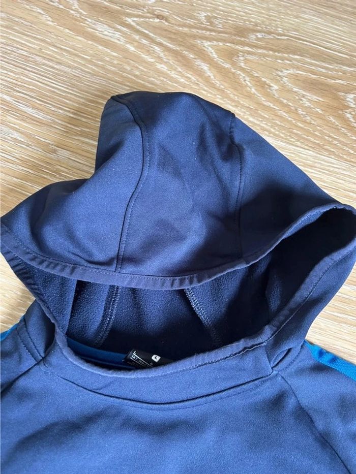 Sweat-shirt a capuche d’entraînement - dri fit - Nike bleu marine foot -16 ans - photo numéro 3