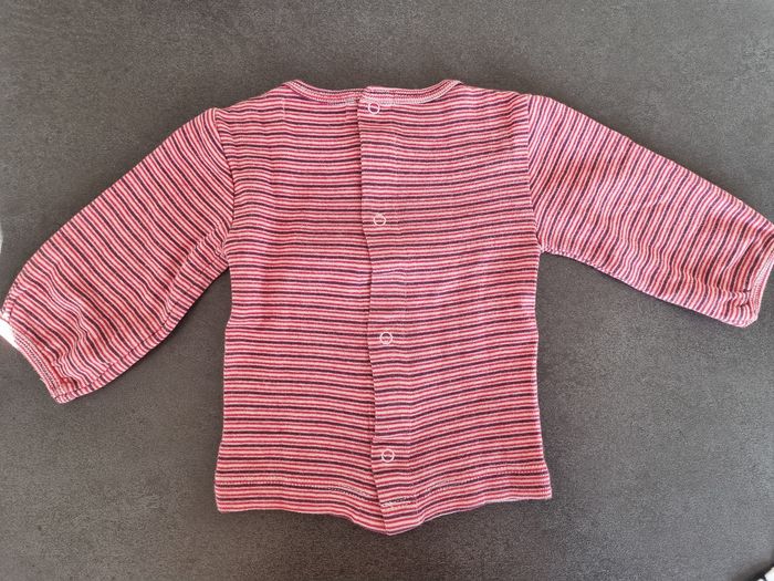 Lot 2 t-shirts manches longues 3 mois - photo numéro 5