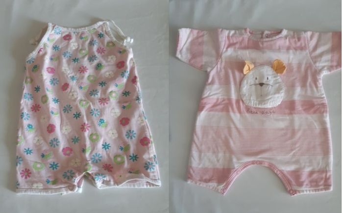 2 combishorts 12 mois