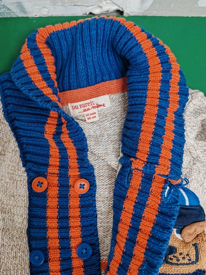 Lot de 2 gilet et 1 pull 23 mois - photo numéro 4