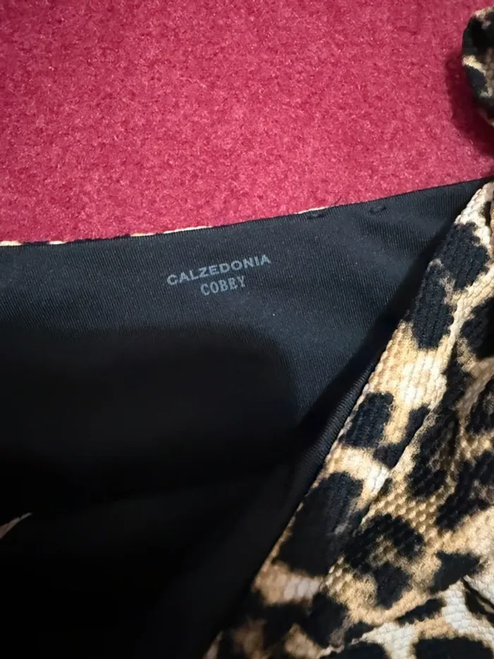 Maillot de bain une pièce léopard asymétrique 3 calzedonia - photo numéro 5