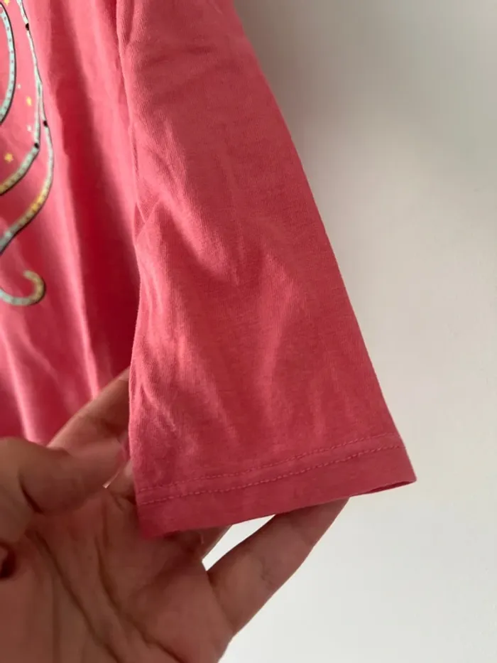 👚T-shirt manche longue - fille - 6 ans - 116 cm- caprice de fille- très bon état- 100% coton - photo numéro 6