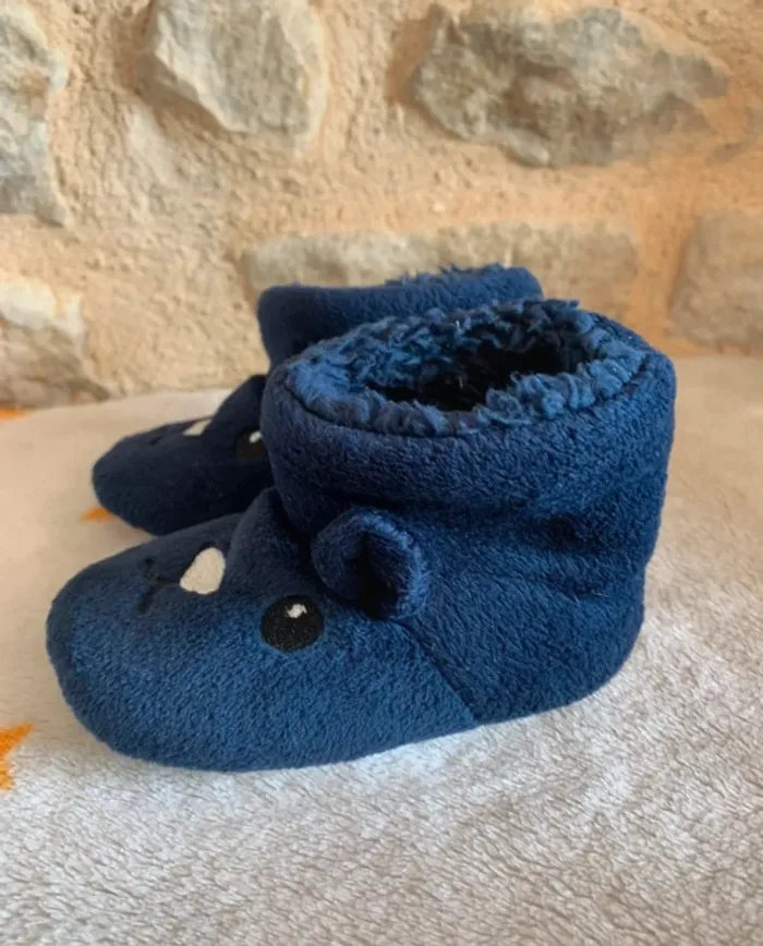 Lot ensembles Petit Béguin bio + chaussons Blanc et Gris 6M - photo numéro 14